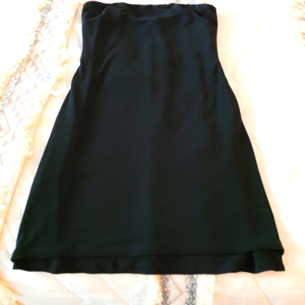 Bcbg Strapless black mini dress